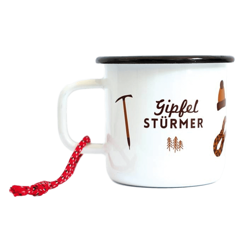 Emaille Becher Gipfelstürmer