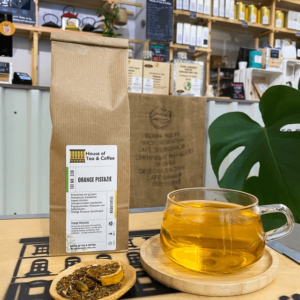 Grüner Honeybush Orange-Pistazie