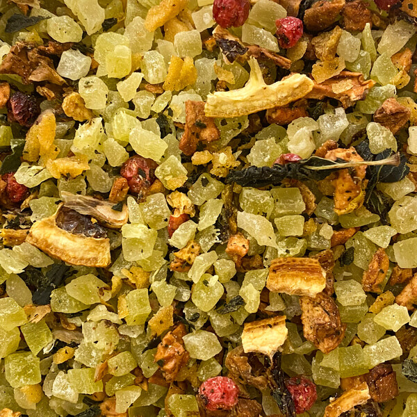 Zitrusbrise Früchteteemischung mit Zitrone und Minze
